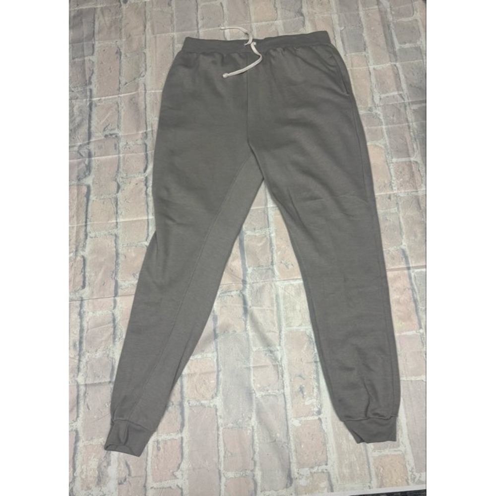 Blackjack Men's Joggers Sweatpants Gray Graffiti Pocket Size 3XL